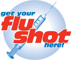 Get your flu shot circle